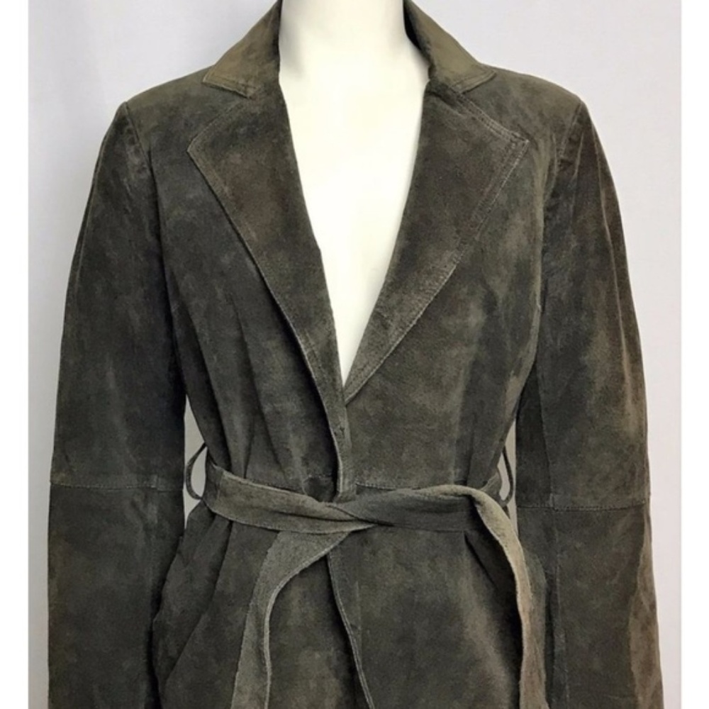 Express Vintage Suede Leather Jacket